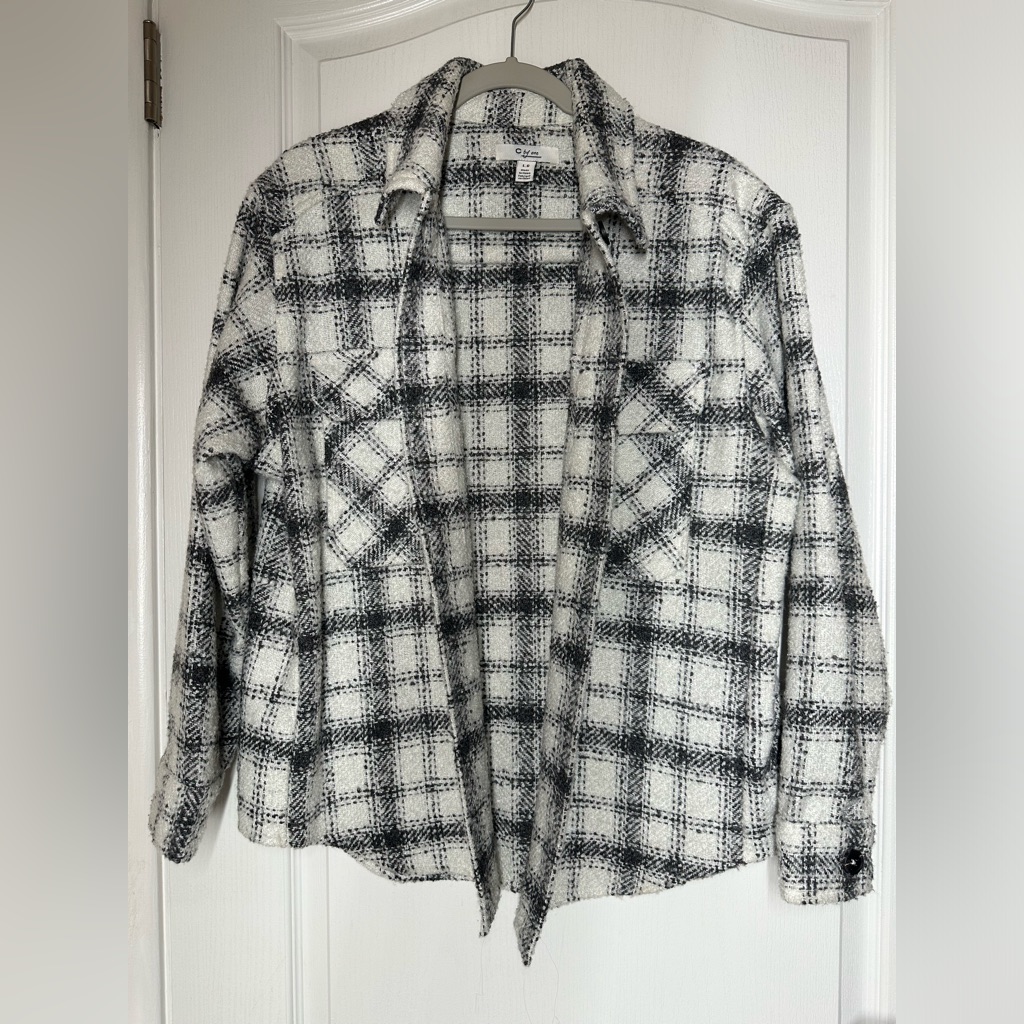 Black Pattern Coat